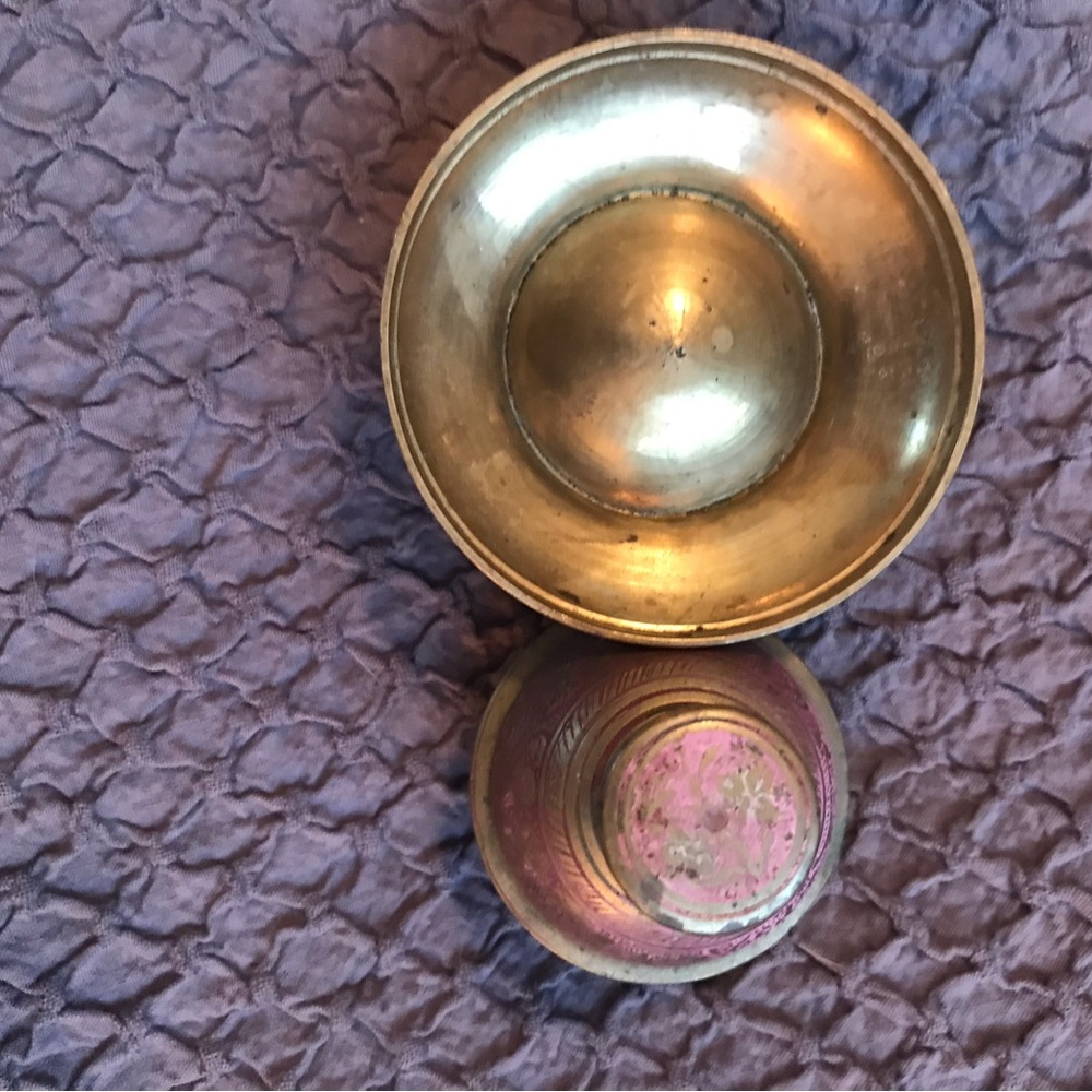 Vintage small claw bell with holder - Picture 5 of 9